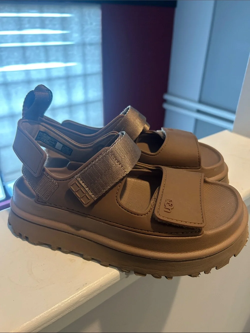 UGG Goldenstar Velcro Strap Sandals